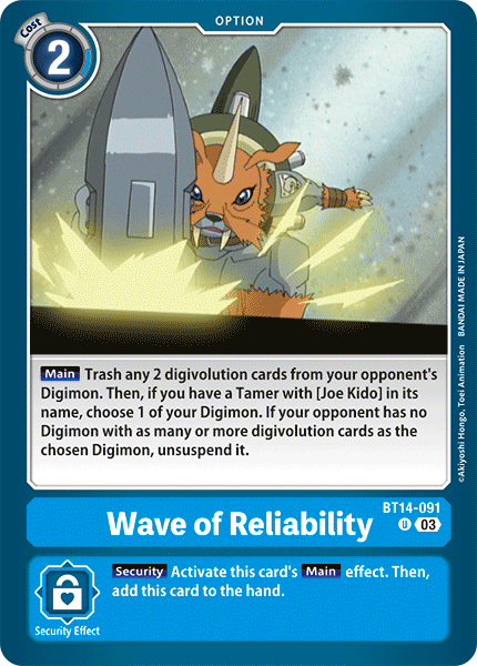 Wave of Reliability