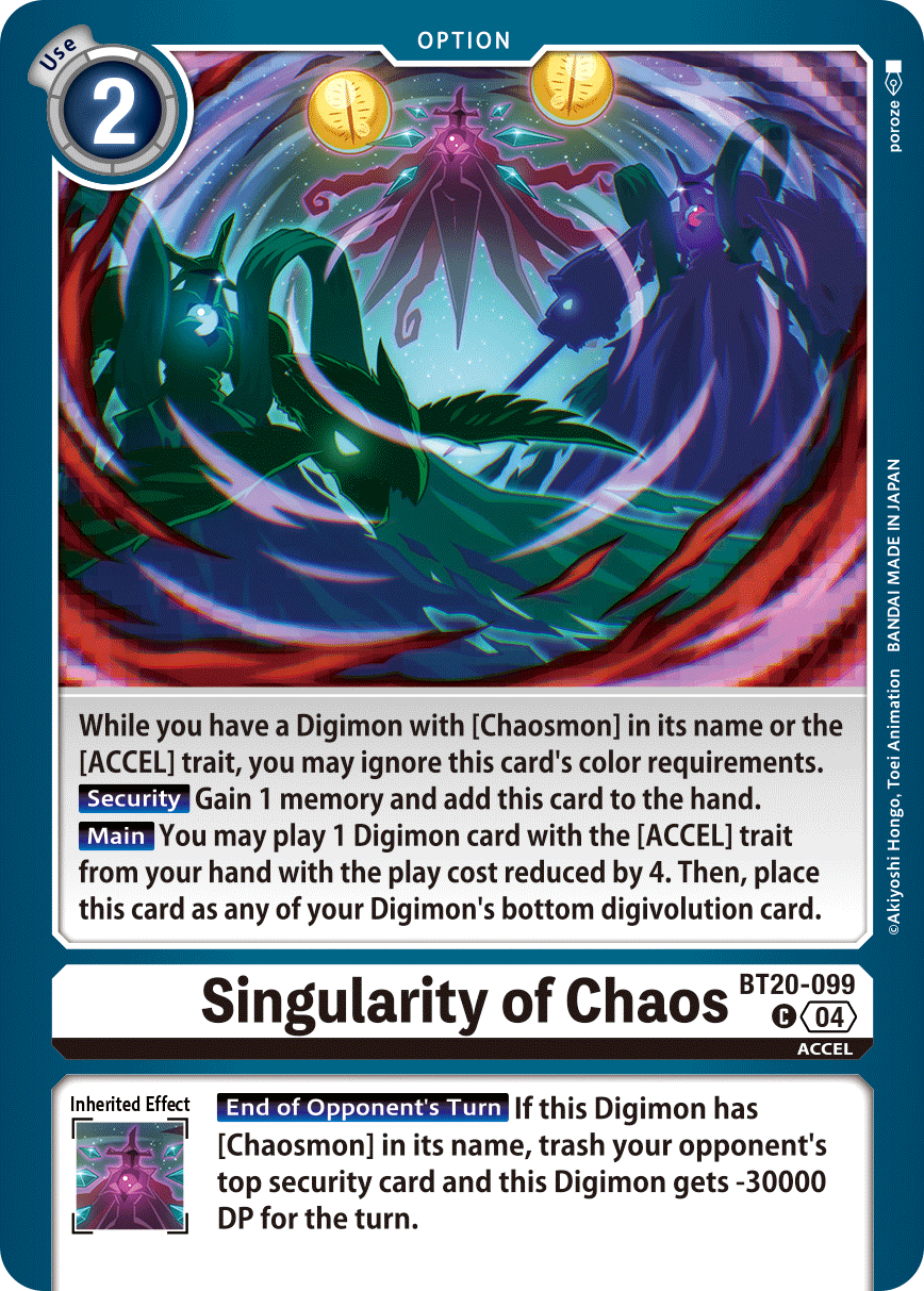 Singularity of Chaos