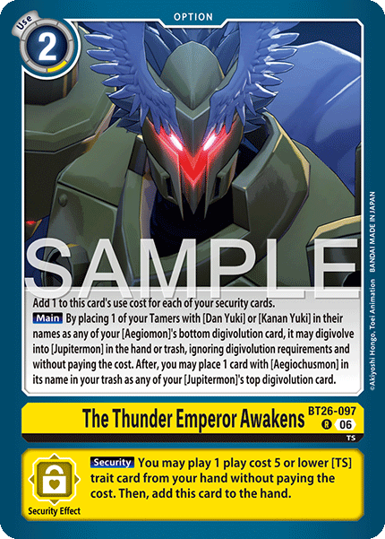 The Thunder Emperor Awakens