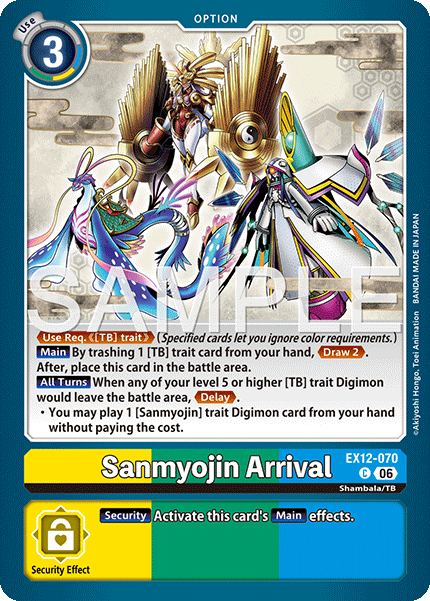 Sanmyojin Arrival