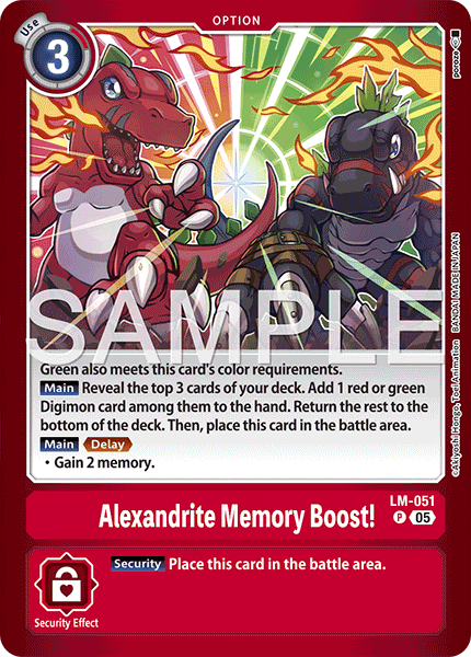 Alexandrite Memory Boost!