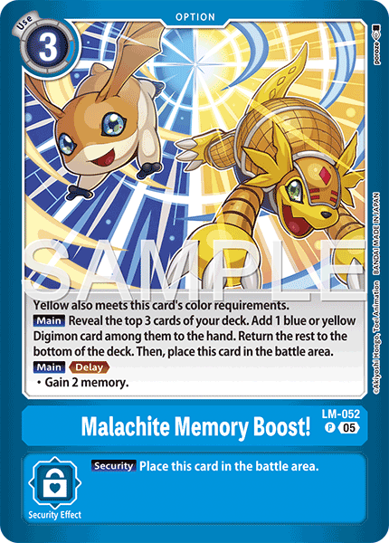 Malachite Memory Boost!