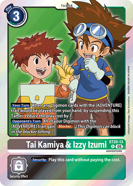 Tai Kamiya & Izzy Izumi
