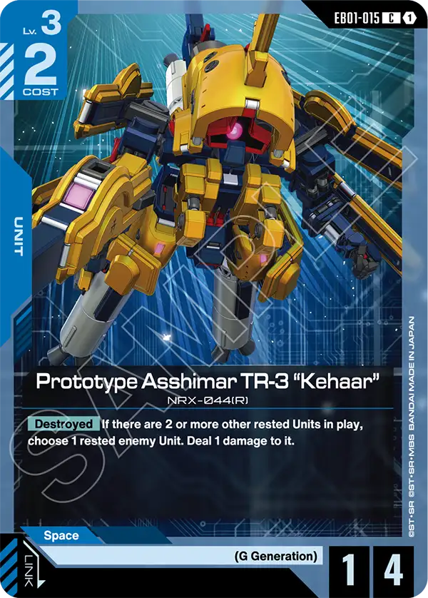 Prototype Asshimar TR-3 "Kehaar"