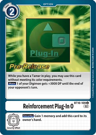 Reinforcement Plug-In O