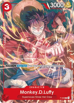 Monkey.D.Luffy - P-006