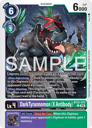 DarkTyrannomon (X Antibody)