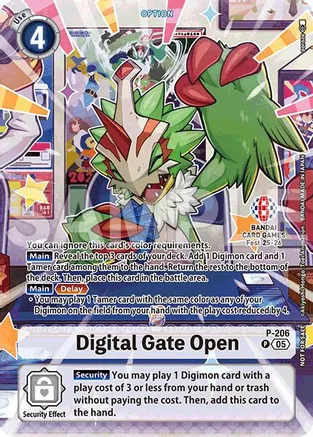 Digital Gate Open