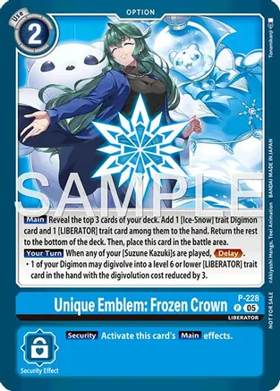 Unique Emblem: Frozen Crown