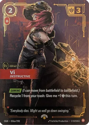 Vi, Destructive