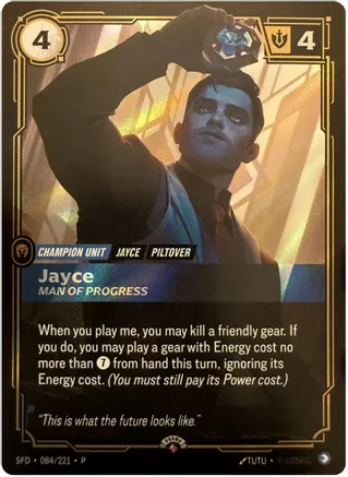 Jayce, Man of Progress